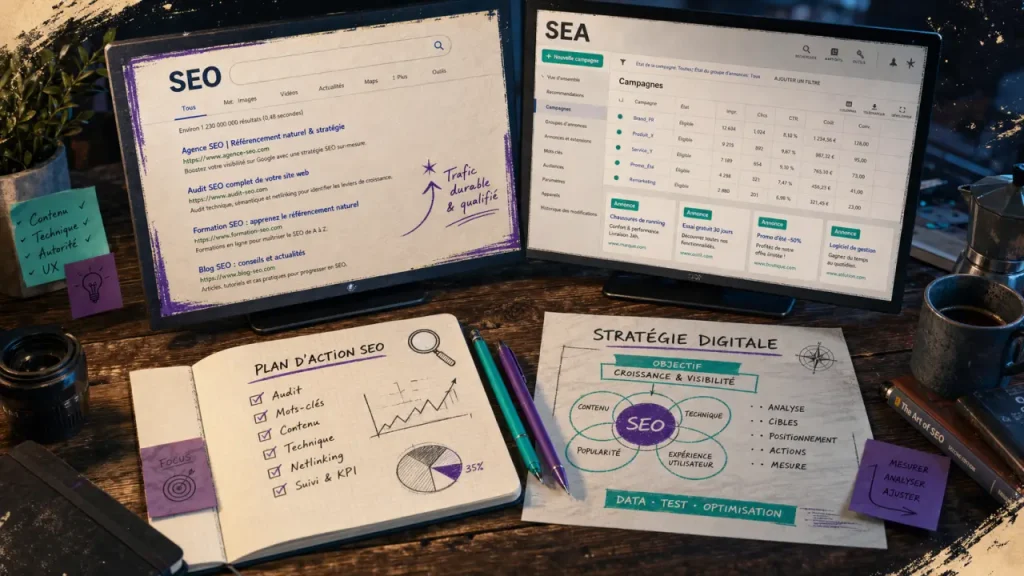 SEO ou SEA ? Définition, différences et bons arbitrages