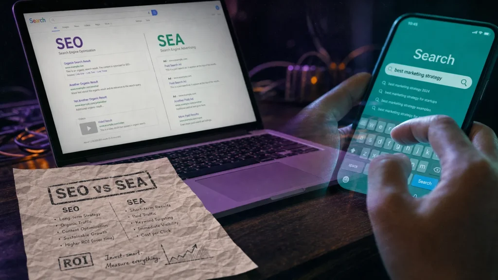 SEO ou SEA : visibilité durable ou résultats immédiats, que choisir selon votre objectif ?