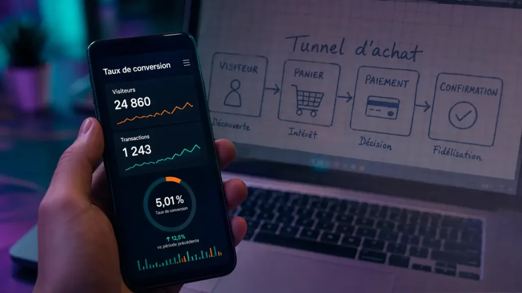 Taux de conversion e-commerce : calcul, benchmarks sectoriels et leviers de progression