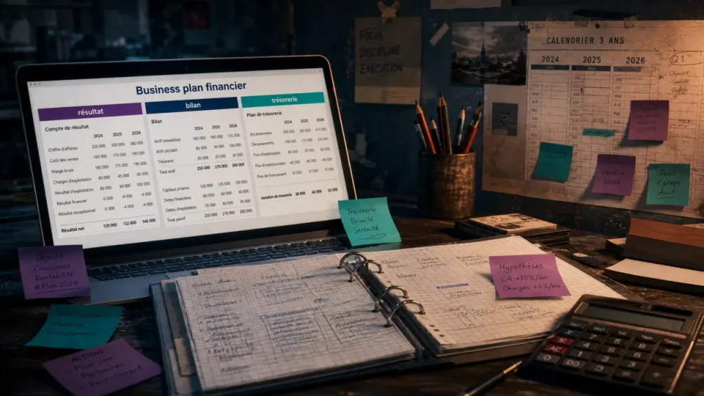 Business plan financier : les 4 tableaux qui prouvent la solidité de votre projet