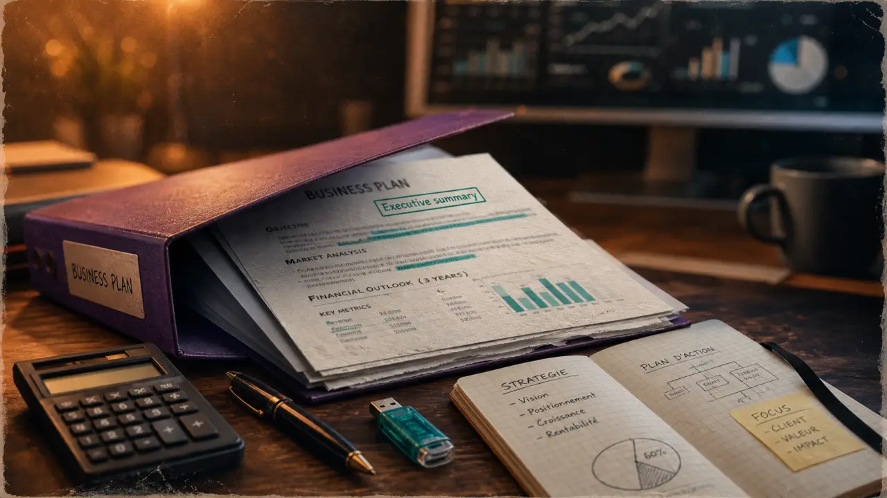 Business plan simplifié : 4 parties pour convaincre, dossier allégé