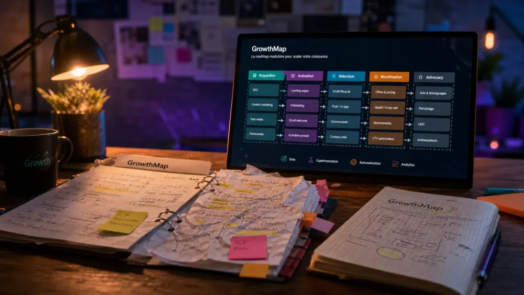 GrowthMap : prioriser vos canaux marketing et mesurer la croissance en sprints de 30 jours