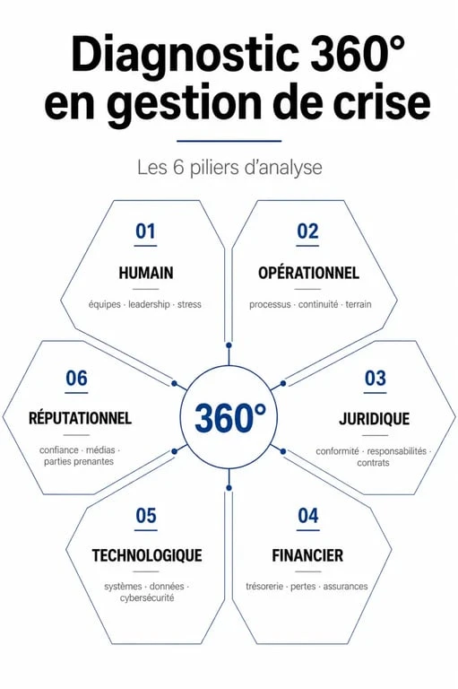 Diagnostic 360 degrés pour la gestion de crise en entreprise