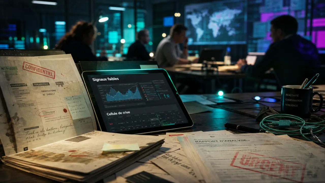 Gestion de crise en entreprise : signaux faibles, cellule de crise et PCA