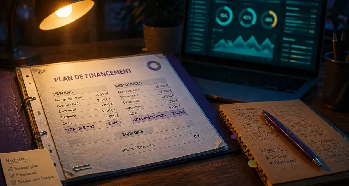Plan de financement : équilibre financier