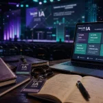 Salon intelligence artificielle 2025 : planning dates et villes sur laptop
