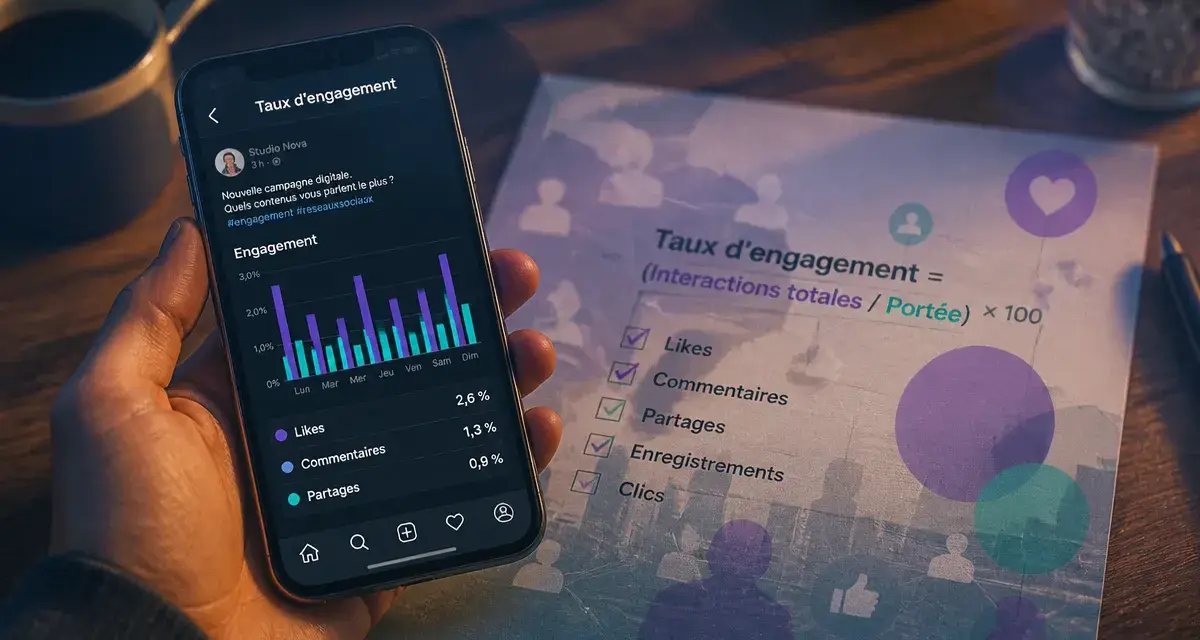 Engagement réseaux sociaux à 5 % : lire vos chiffres