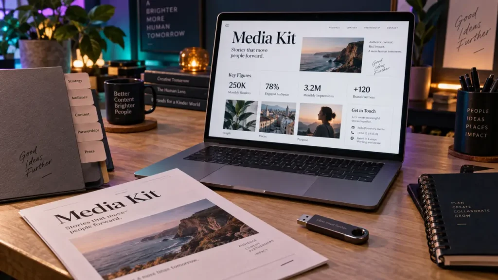 Un media kit centralise vos informations pour accélérer les relations presse