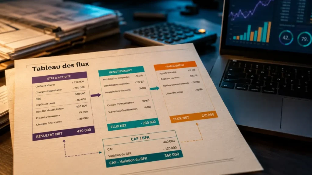 3 flux, 2 méthodes : lire un tableau de flux de trésorerie sans confondre bénéfice et cash