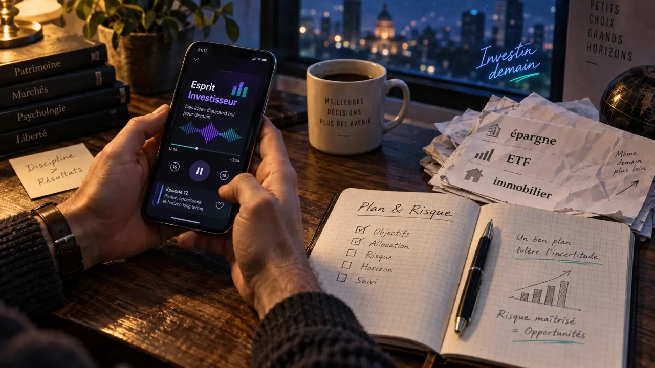 Podcast investissement : choisir selon objectif, niveau et risque