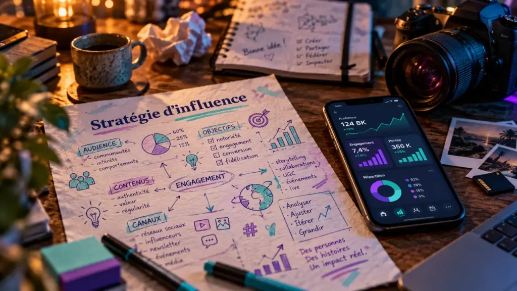 Stratégie d’influence : des créateurs bien choisis, un budget cadré et des résultats mesurables